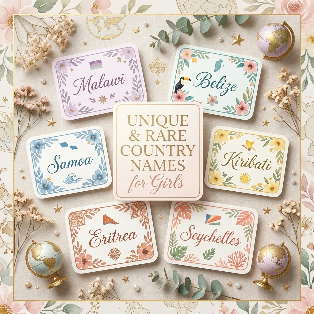 Unique & Rare Country Names for Girls