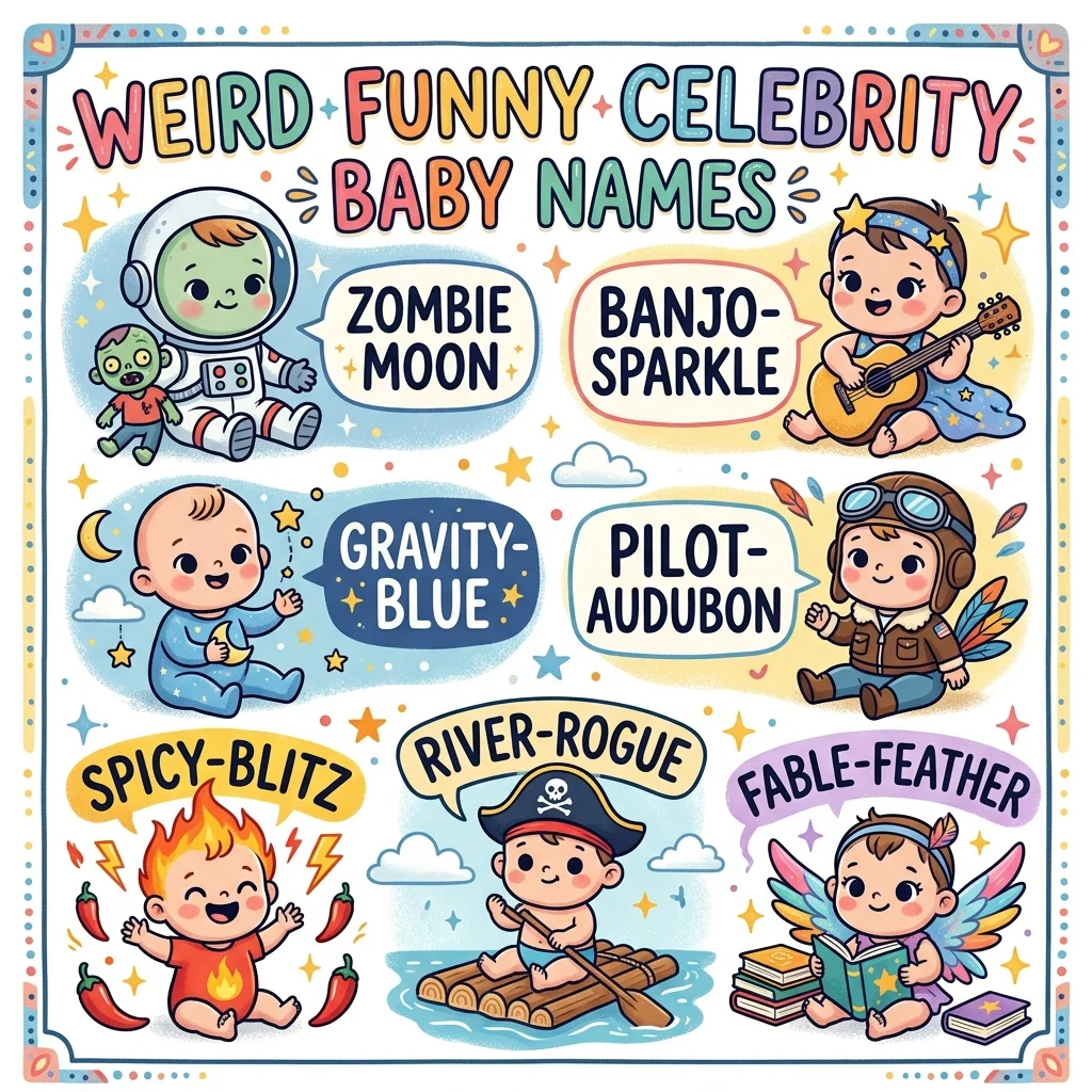 Weird Funny Celebrity Baby Names