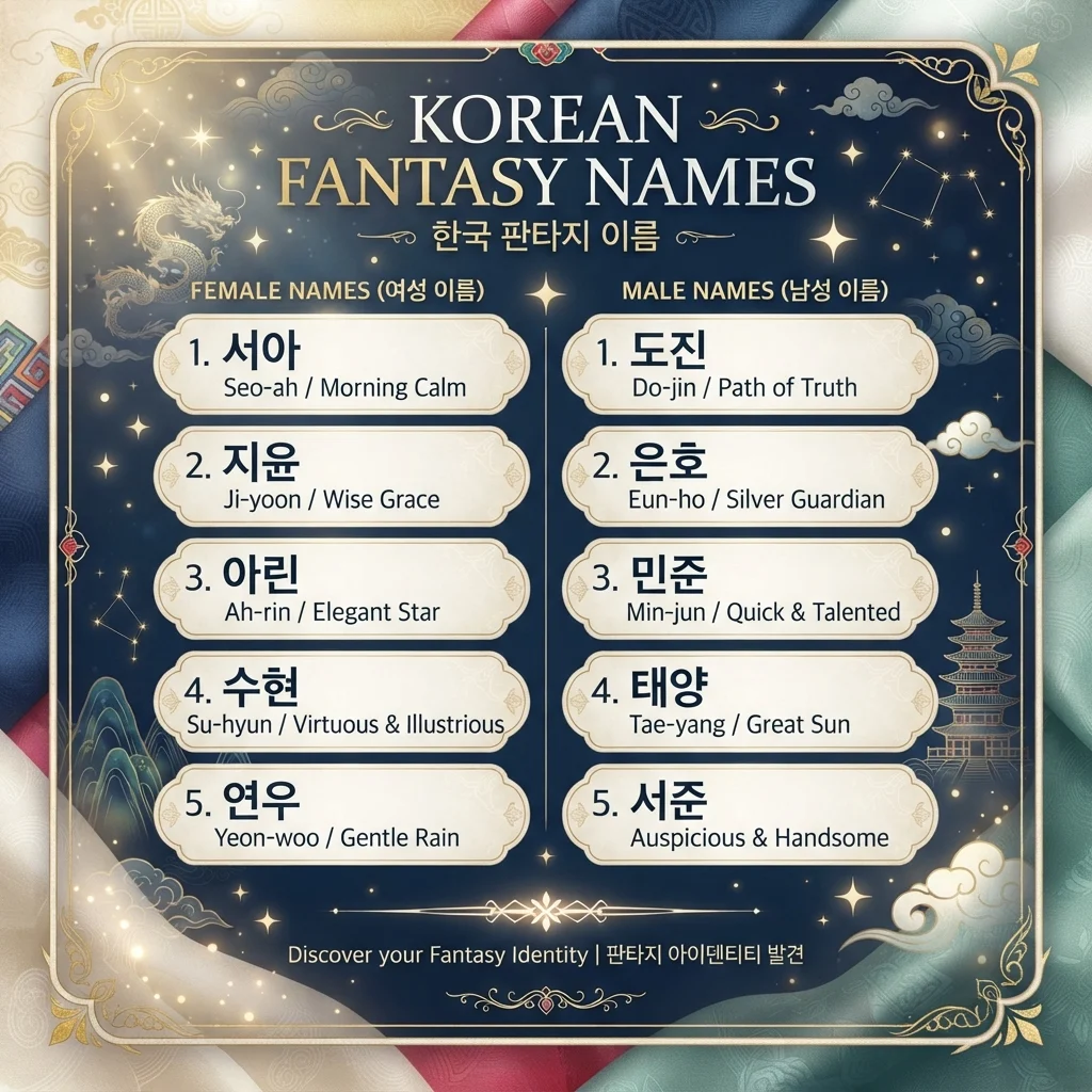 Korean Fantasy Names