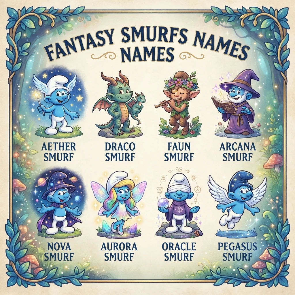 Fantasy Smurfs Names