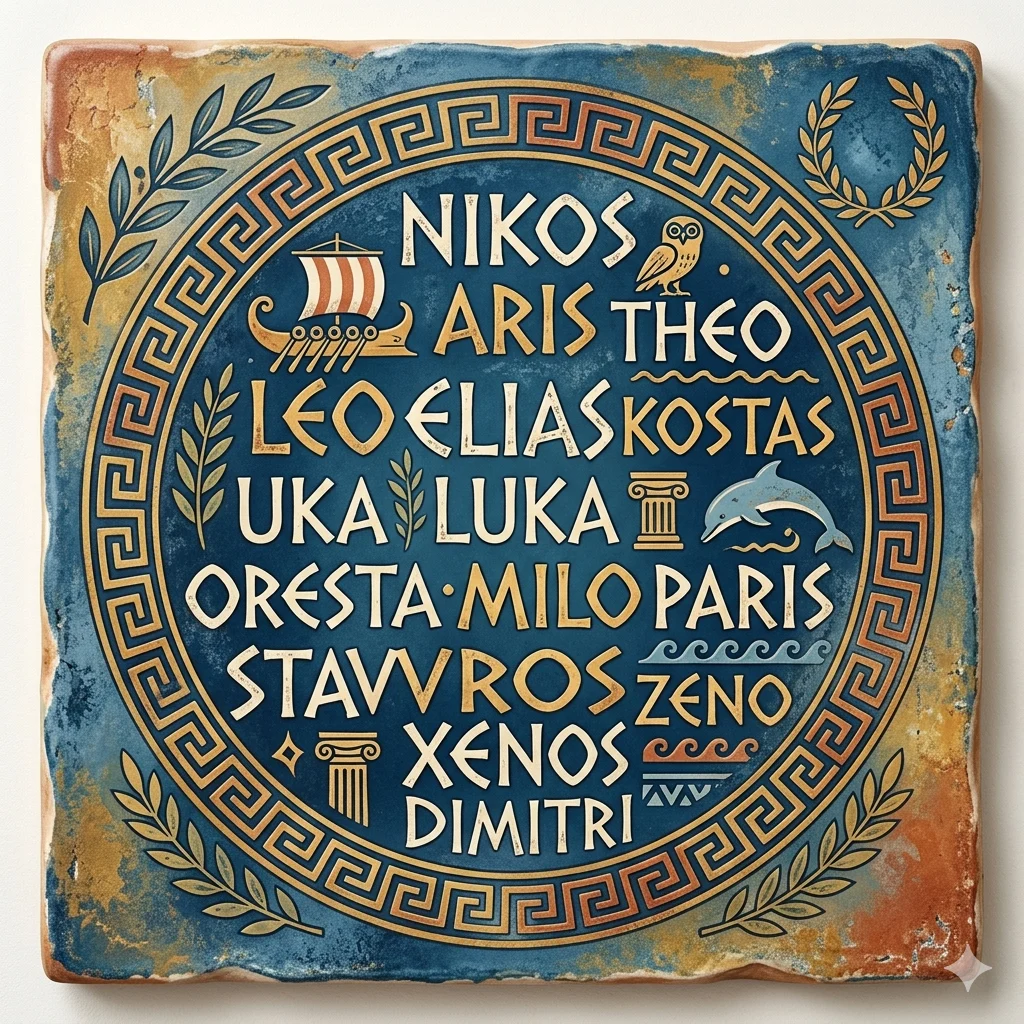 Cool & Short Greek Boy Names