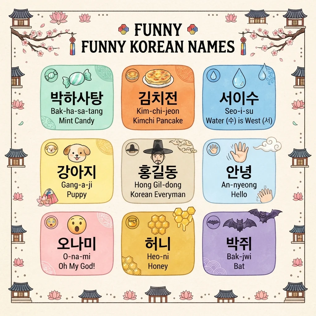 Funny Korean Names