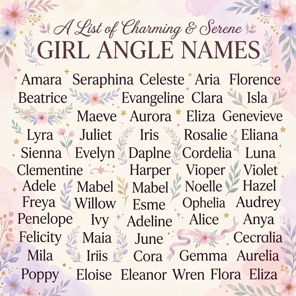 Girl Angle Names