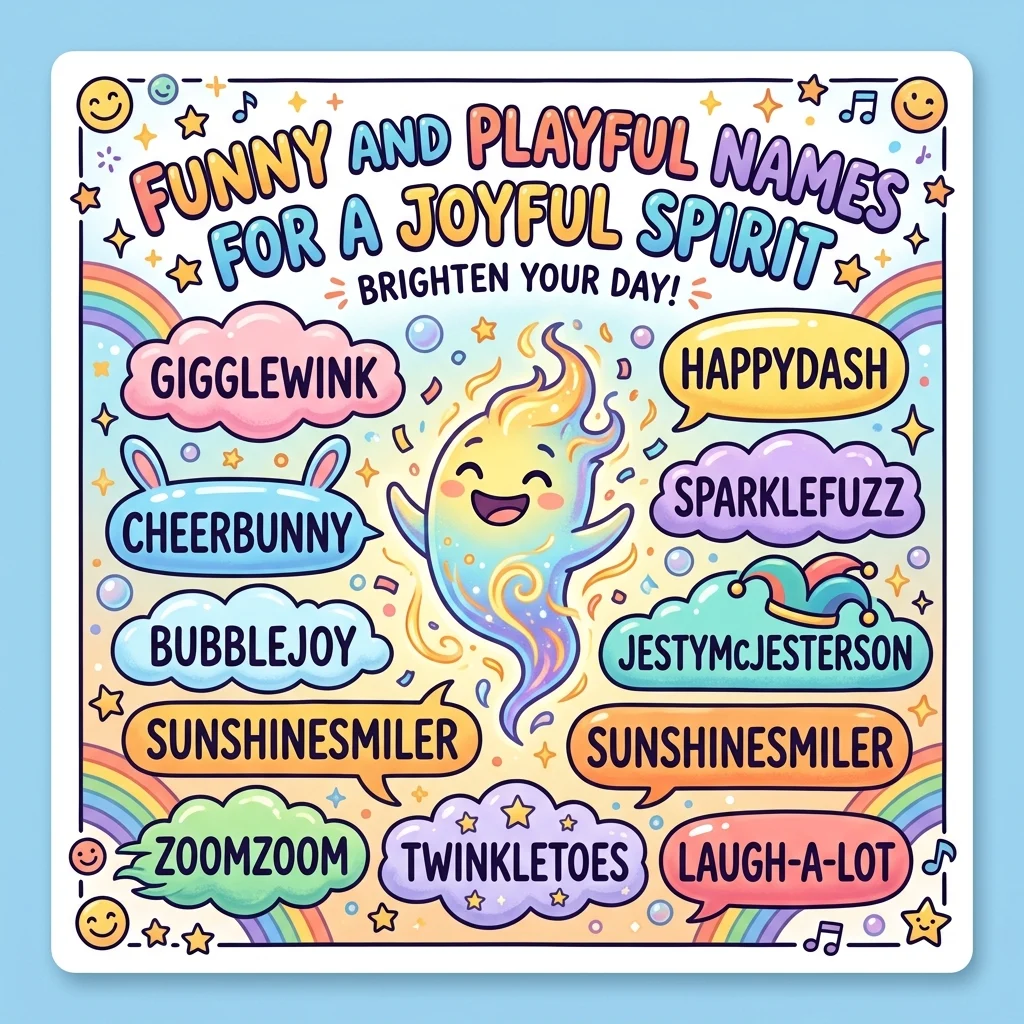 Funny and Playful Names for a Joyful Spirit