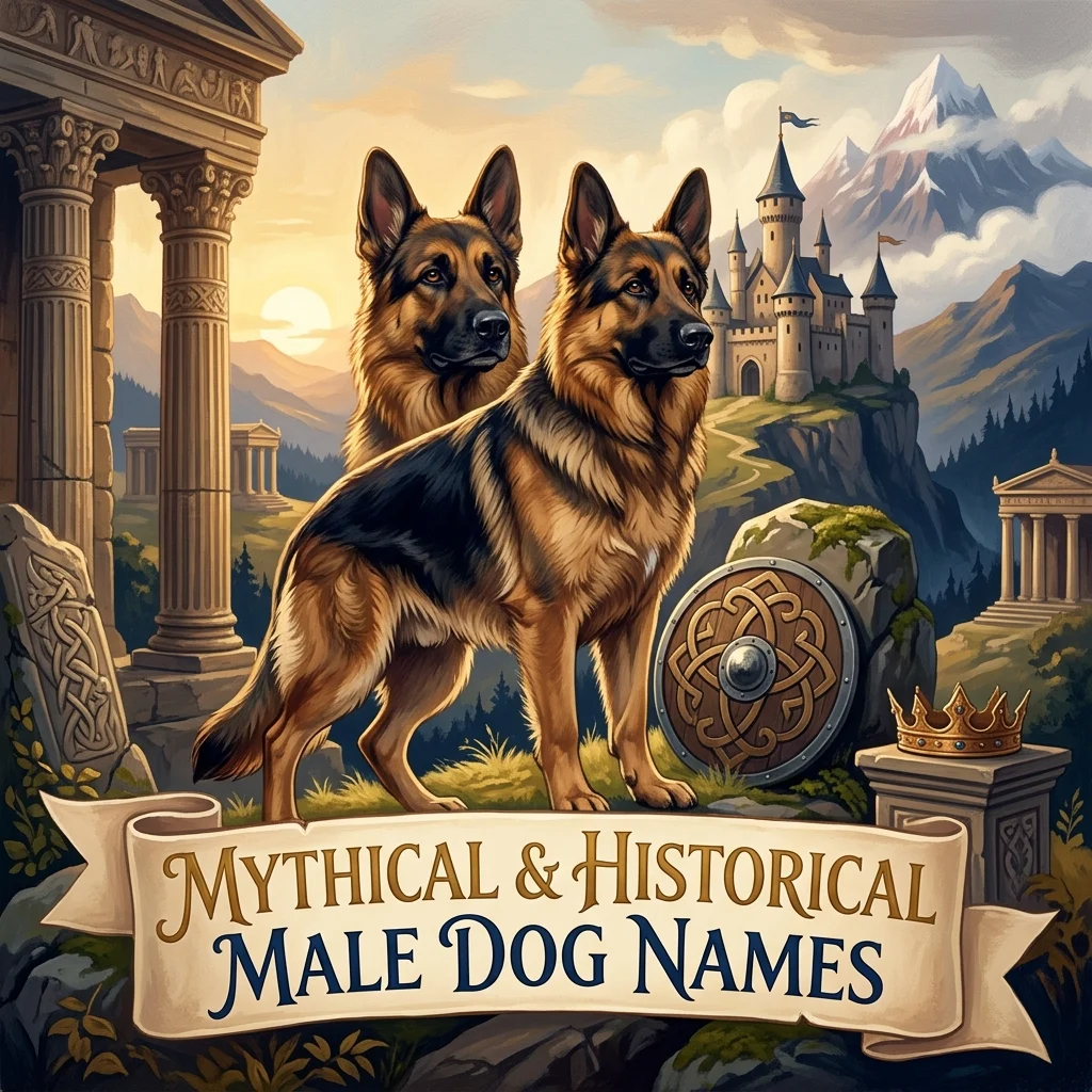 Mythical & Historical Male Dog Names