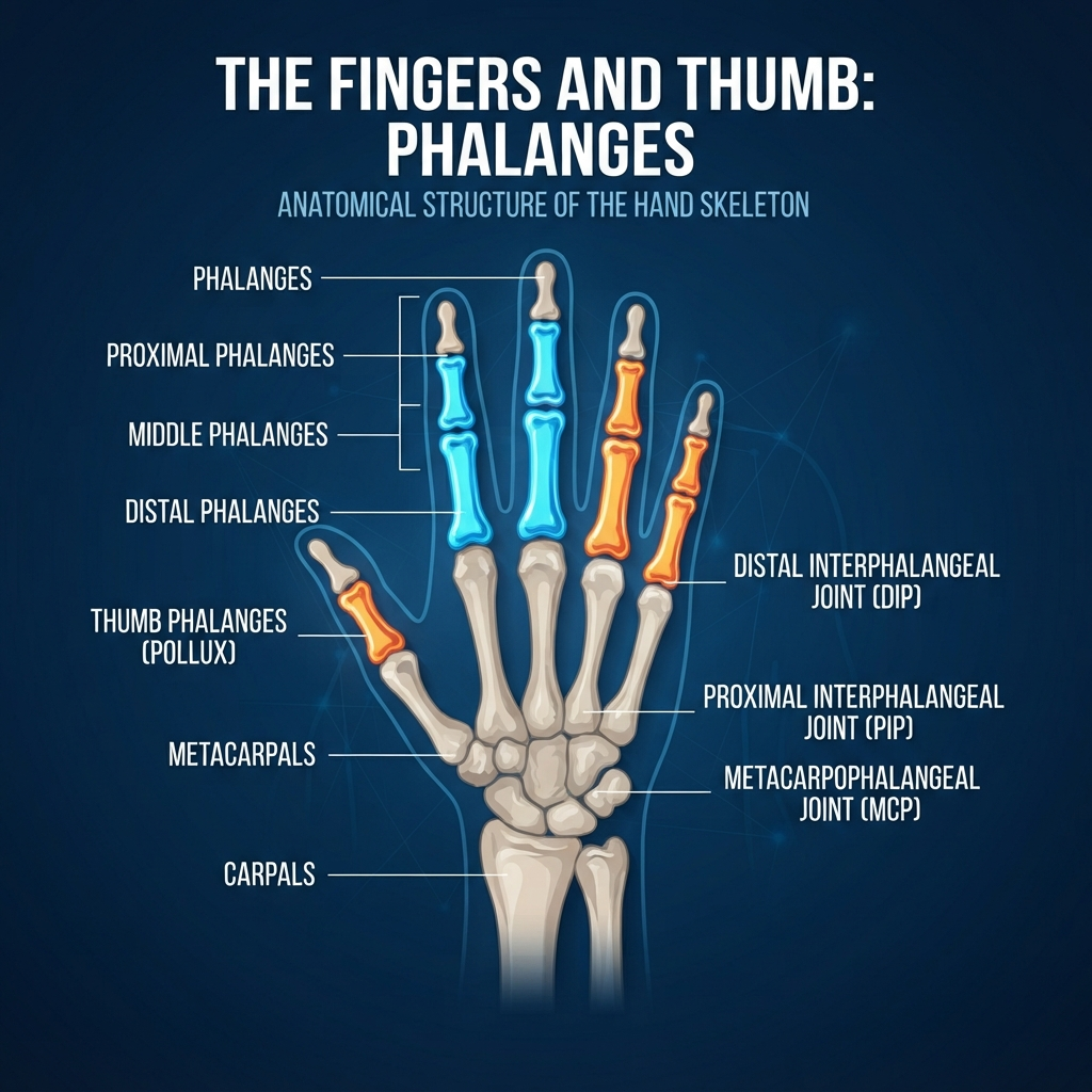 The Fingers and Thumb: Phalanges