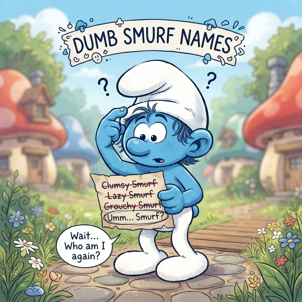 Dumb Smurf Names