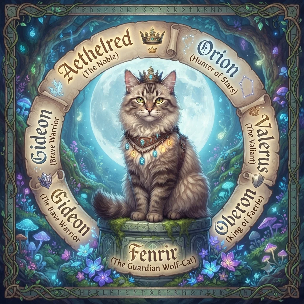 Fantasy & Mythical Good Boy Cat Names