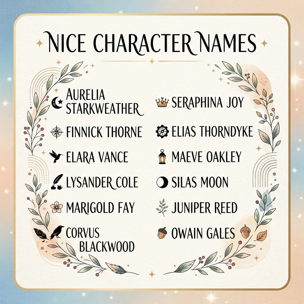 Nice Character Names