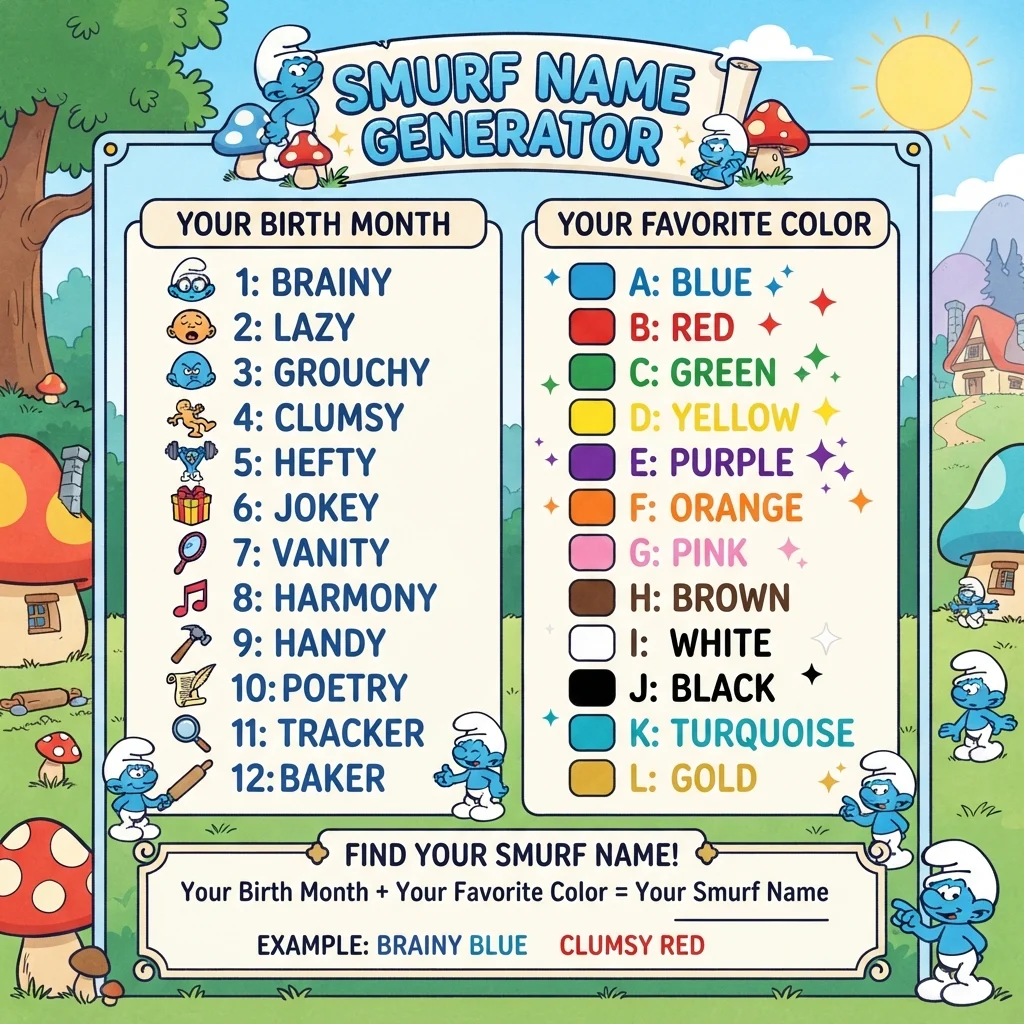 Smurf Name Generator