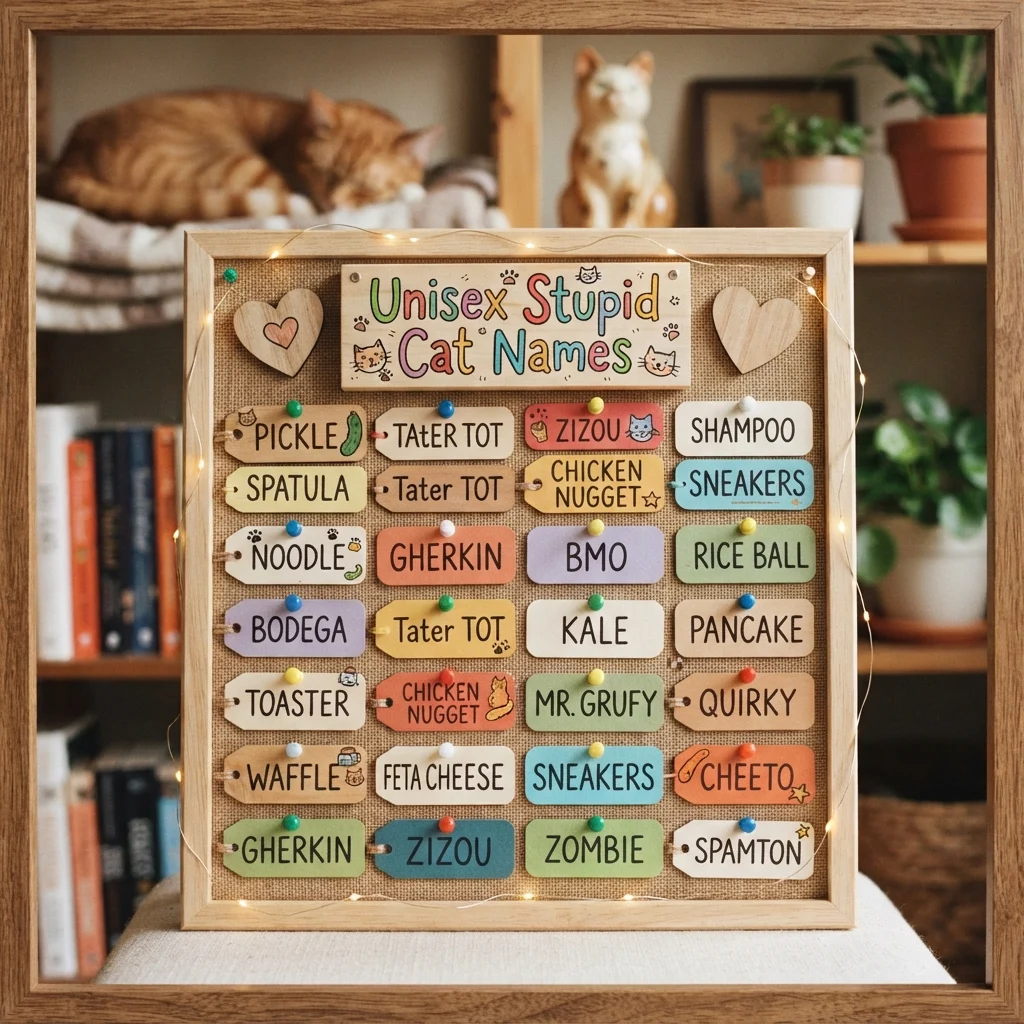 Unisex Stupid Cat Names
