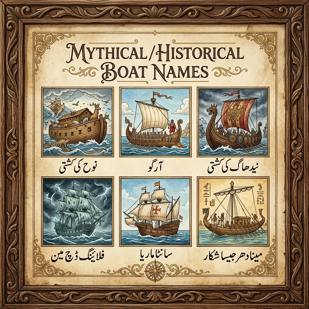Mythical / Historical Boat Names