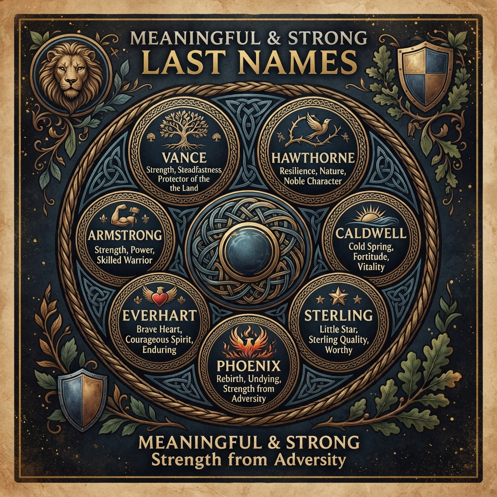 Meaningful and Strong Last Names