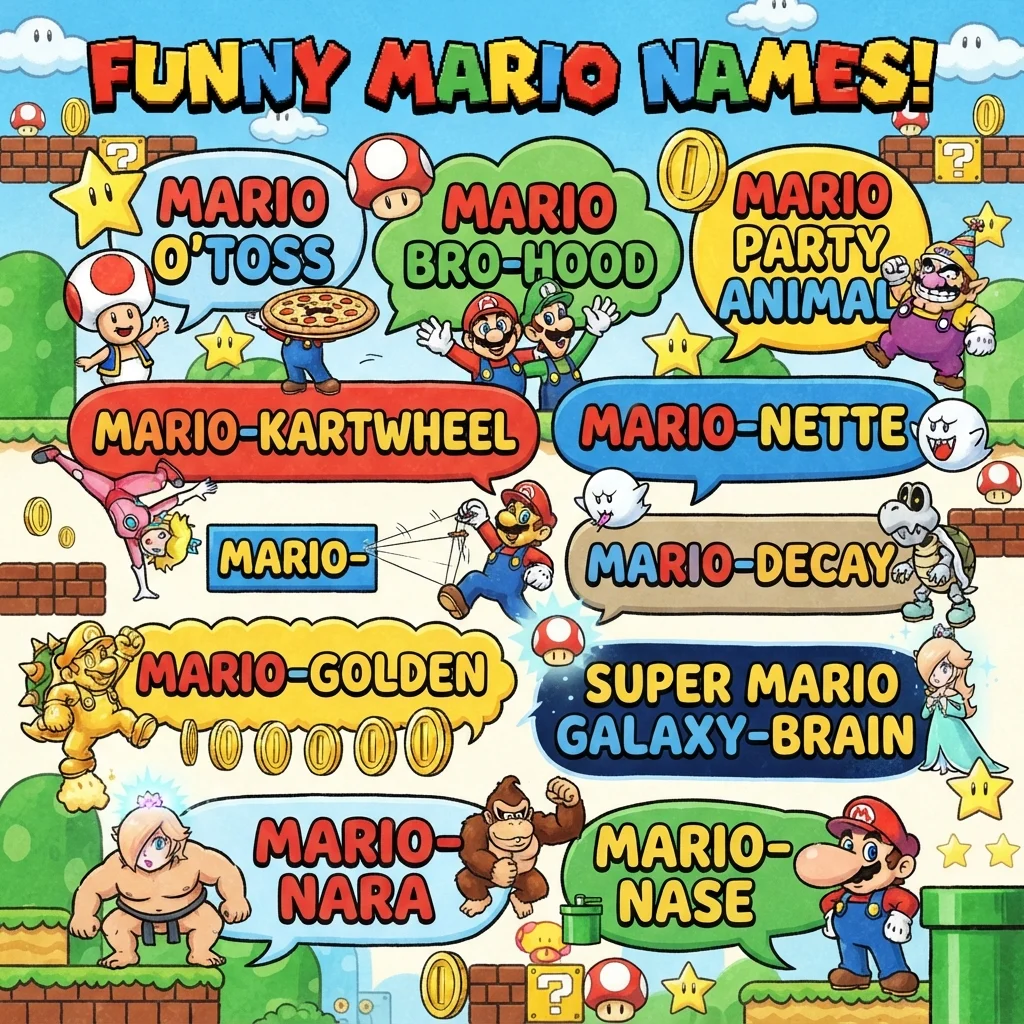 Funny Mario Names
