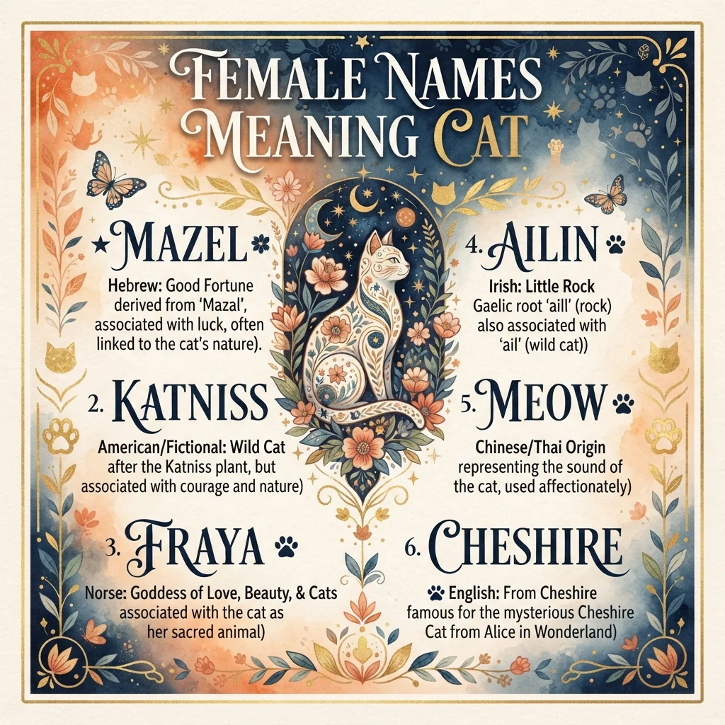 Female Names Meaning Cat