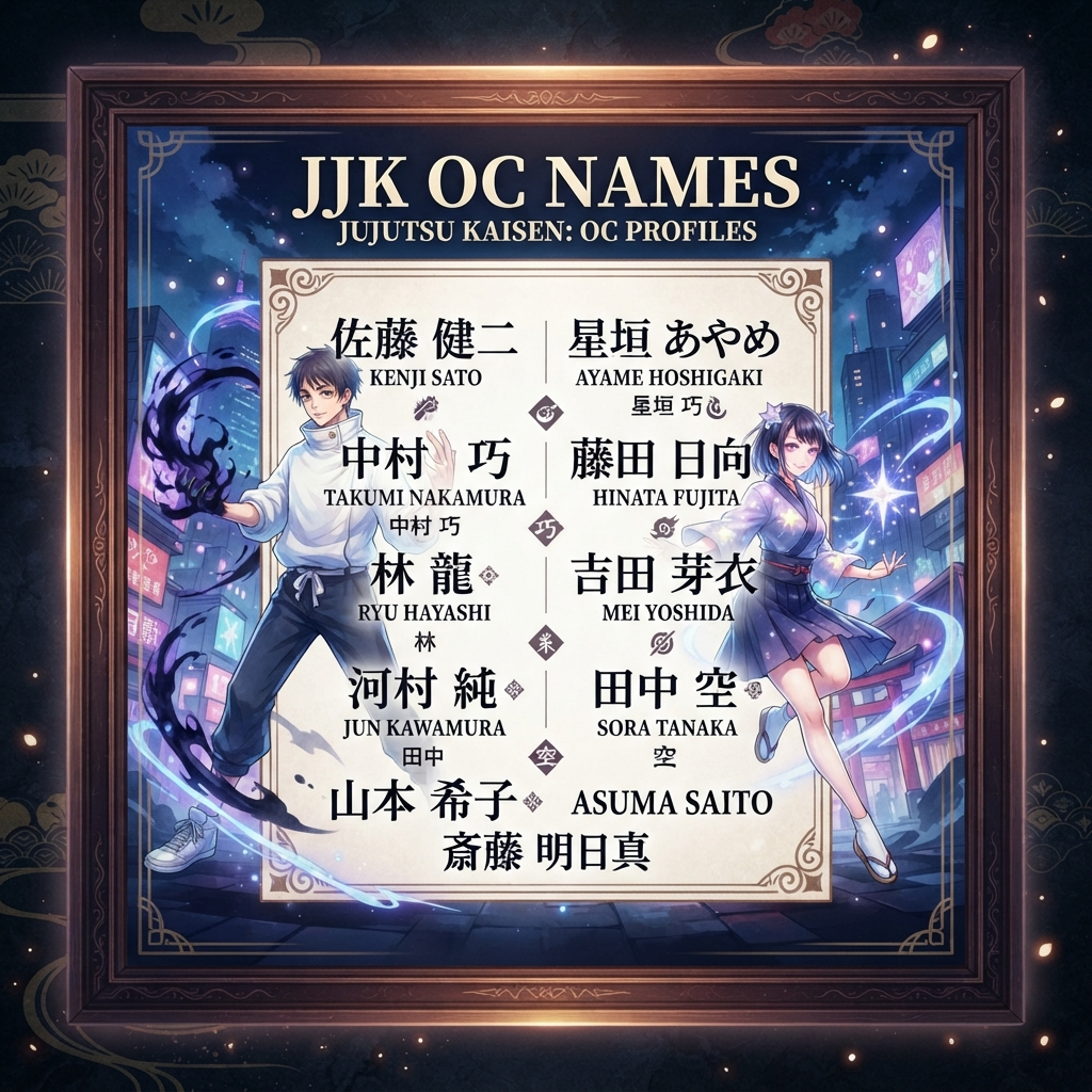 JJK OC Names