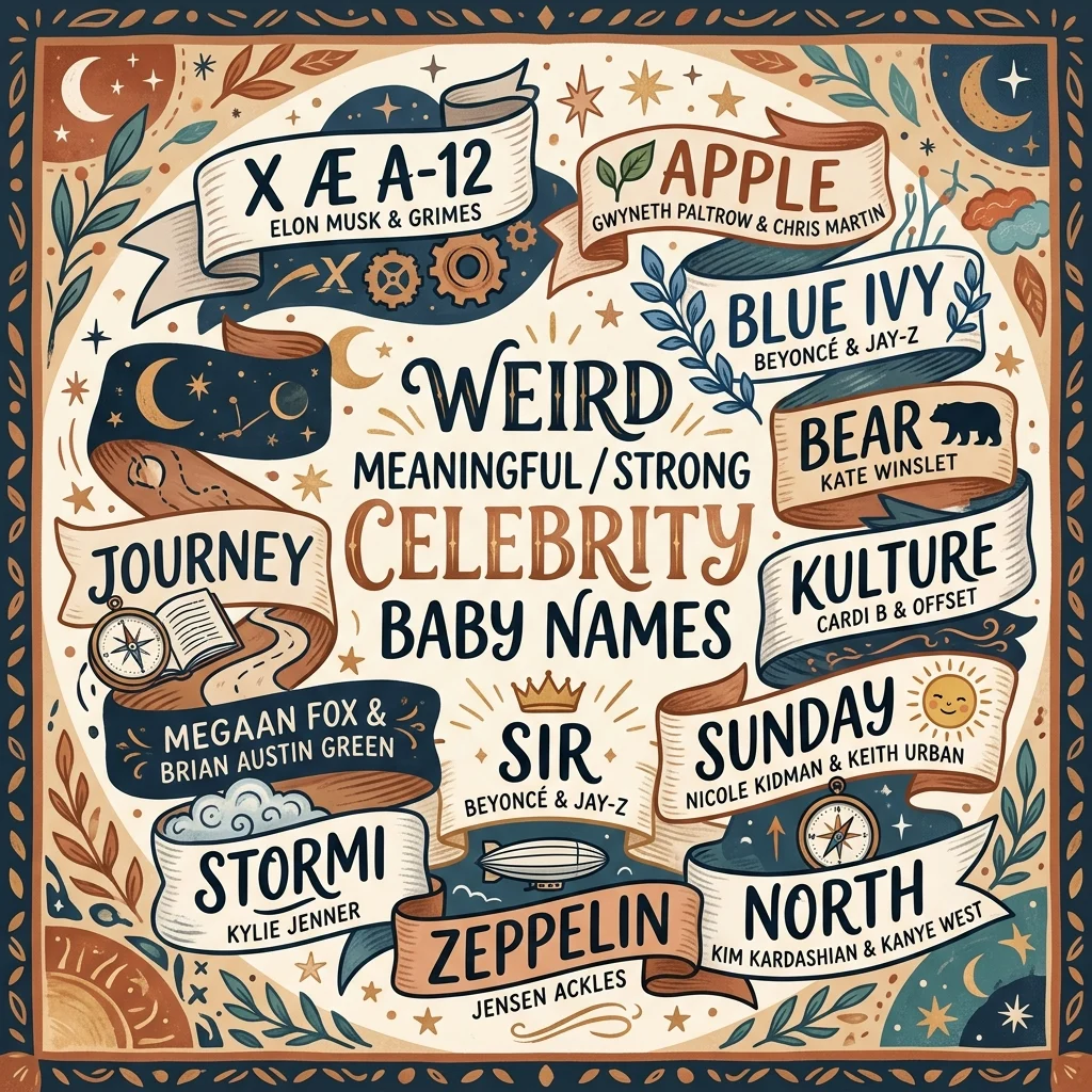 Weird Meaningful / Strong Celebrity Baby Names