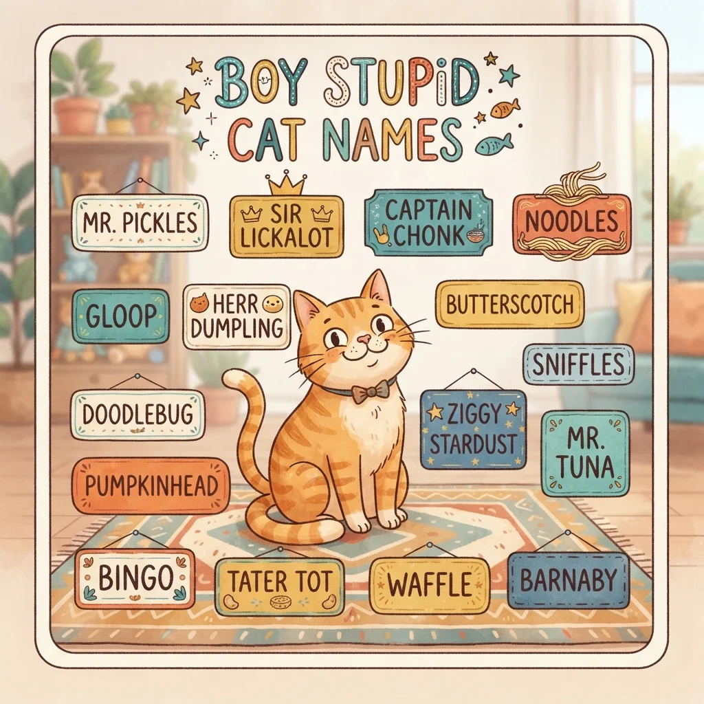 Boy Stupid Cat Names