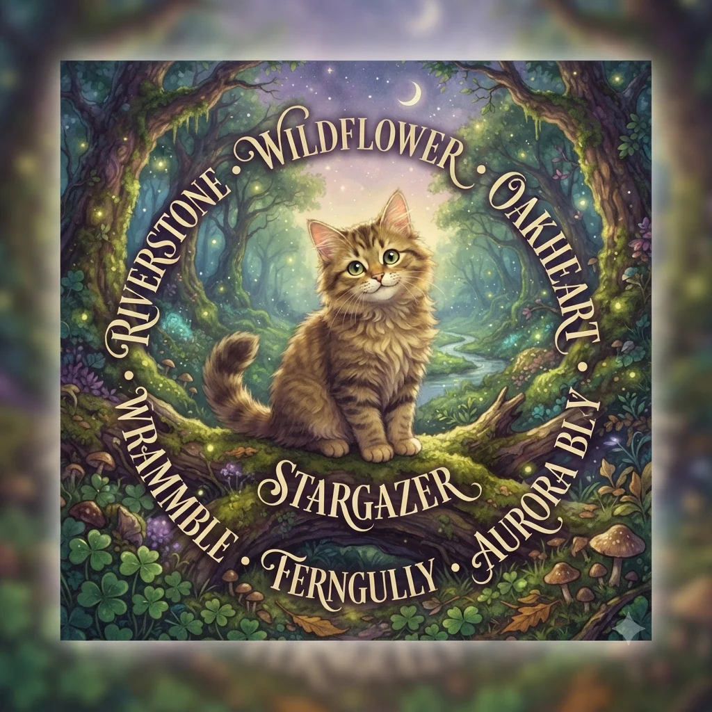 Nature-Inspired Good Boy Cat Names