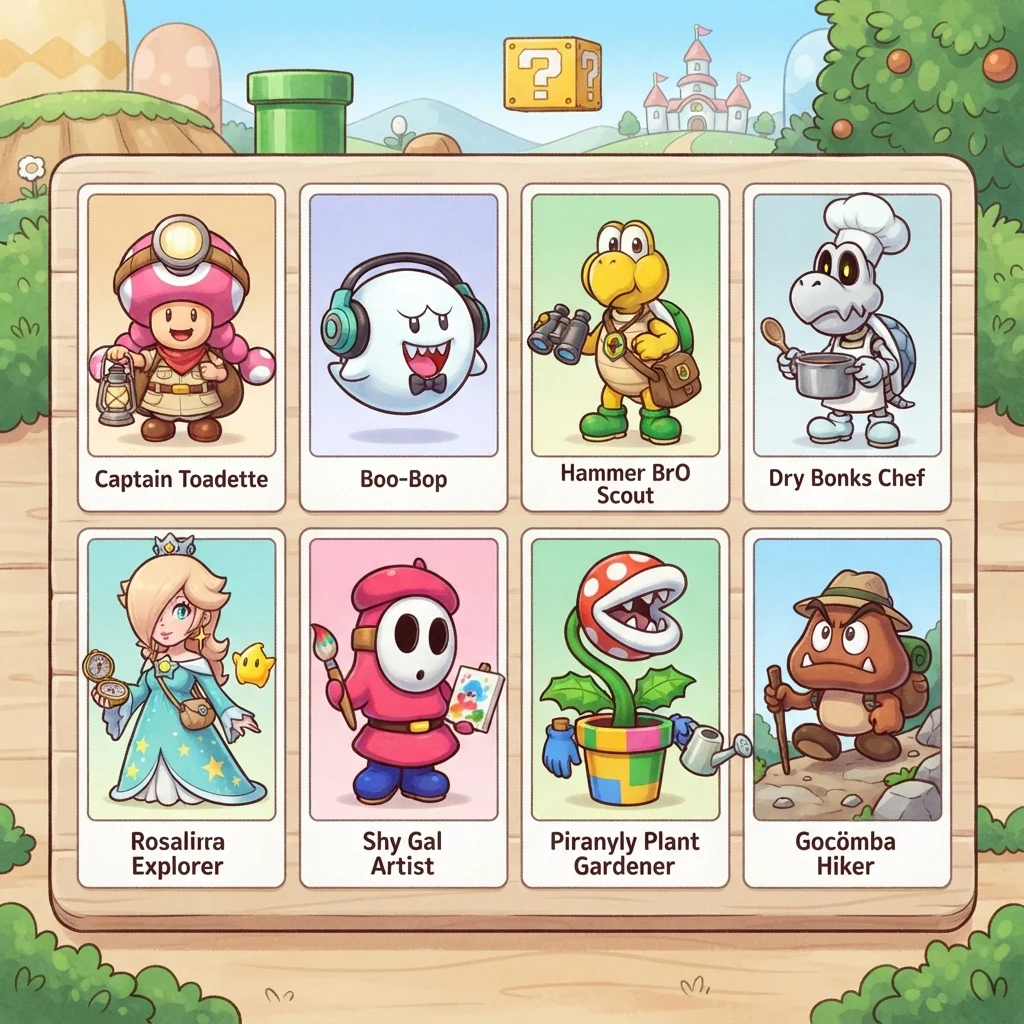 Unique Mario Characters