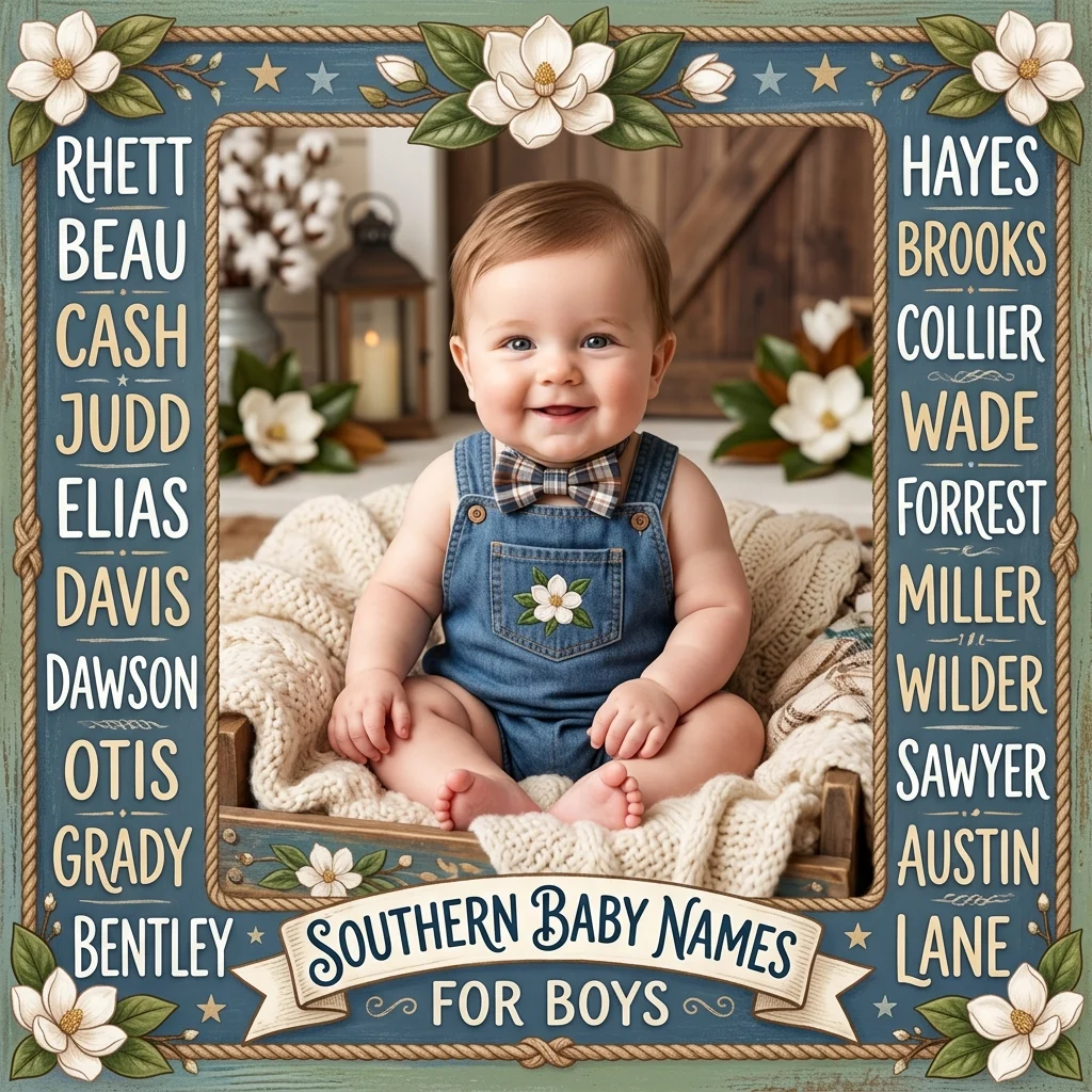 Southern Baby Names for Boys