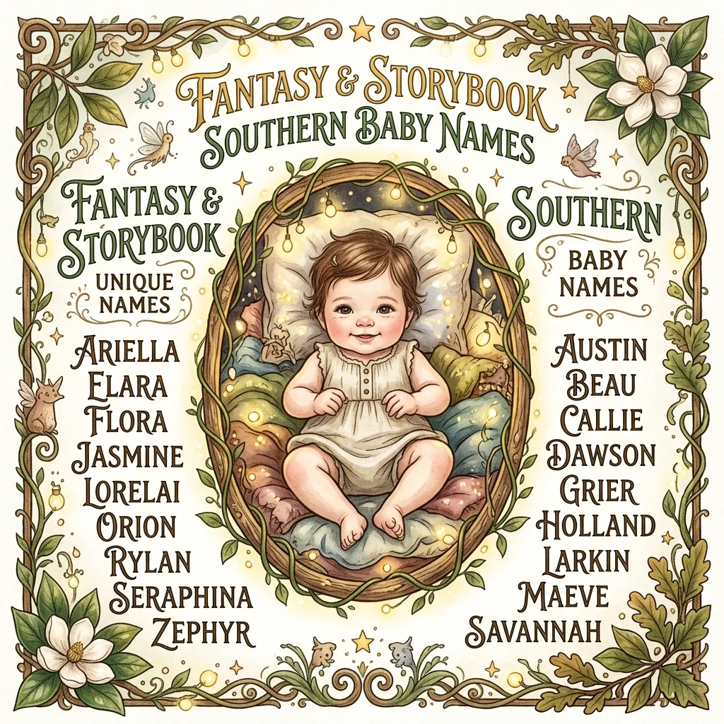 Fantasy & Storybook Southern Baby Names