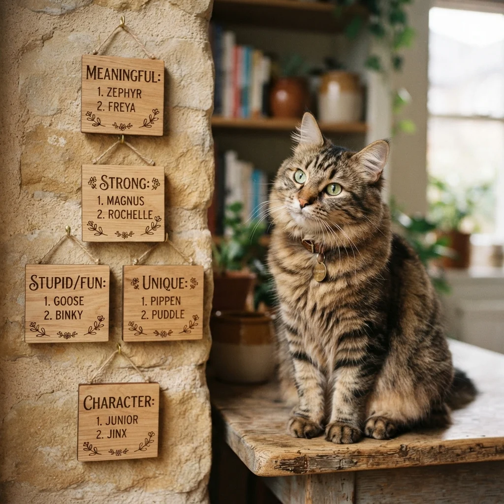Meaningful / Strong Stupid Cat Names