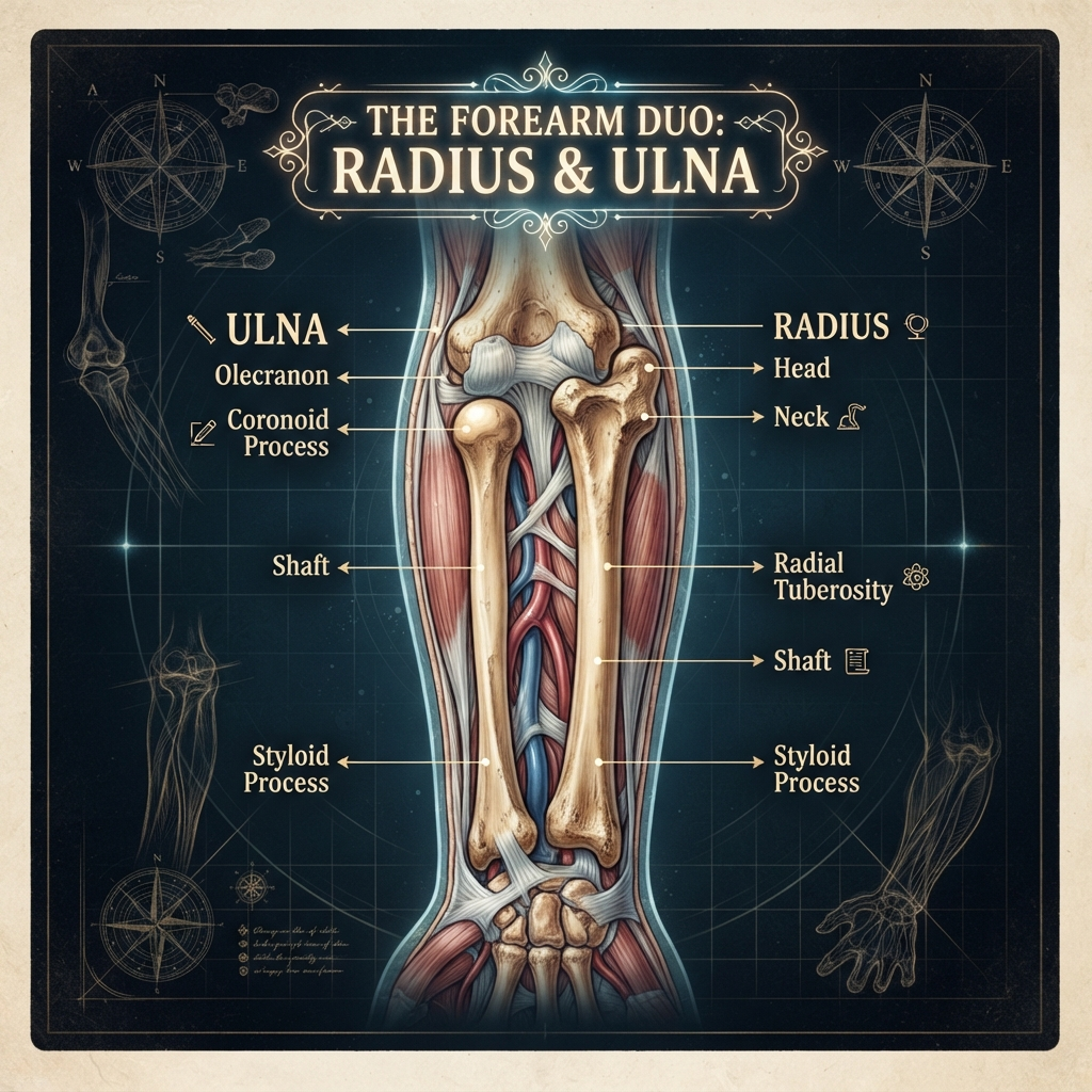The Forearm Duo: Radius and Ulna
