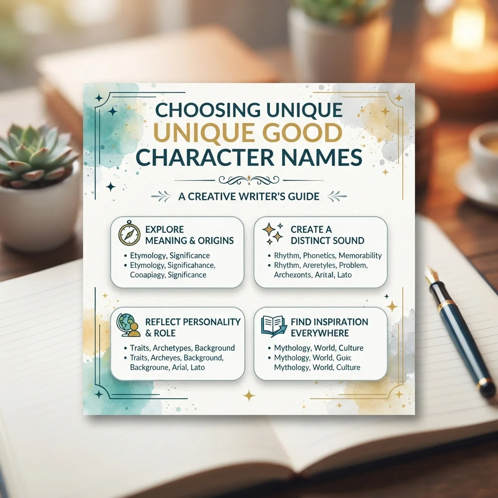 Choosing Unique Good Character Names