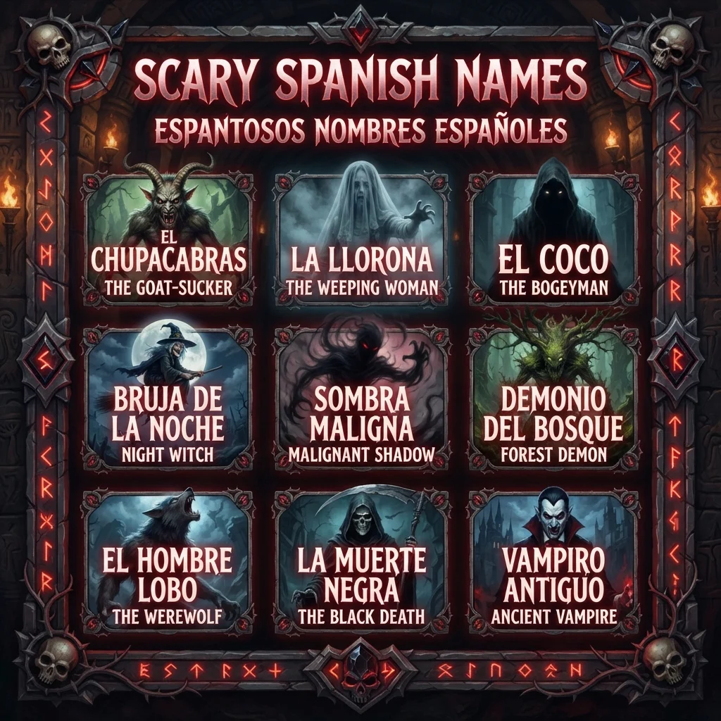Scary Spanish Names