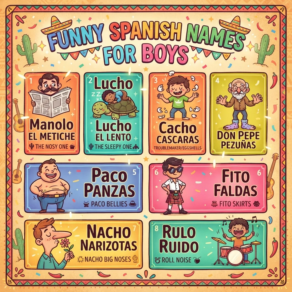 Funny Spanish Names for Boys