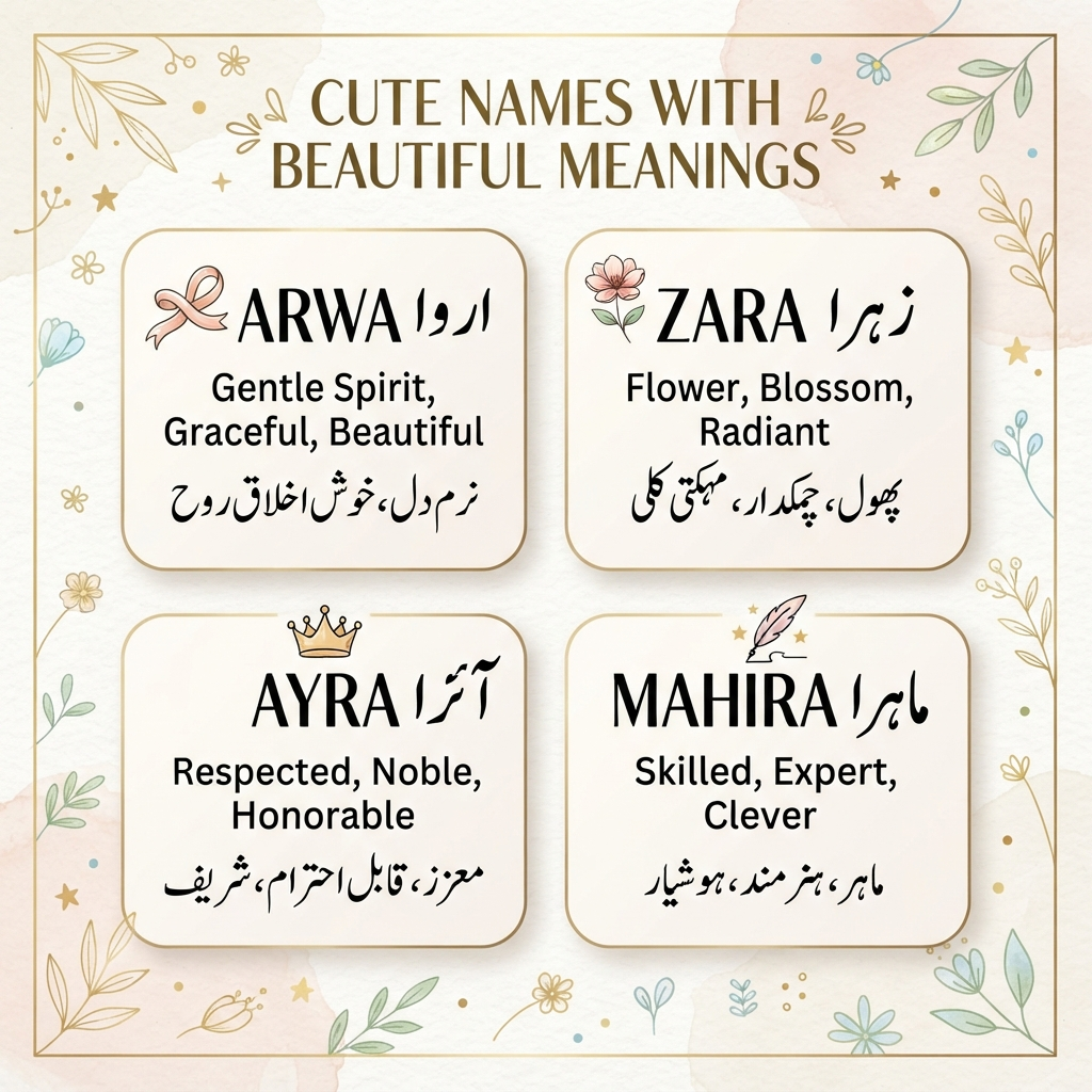 Cute Names with Beautiful Meanings