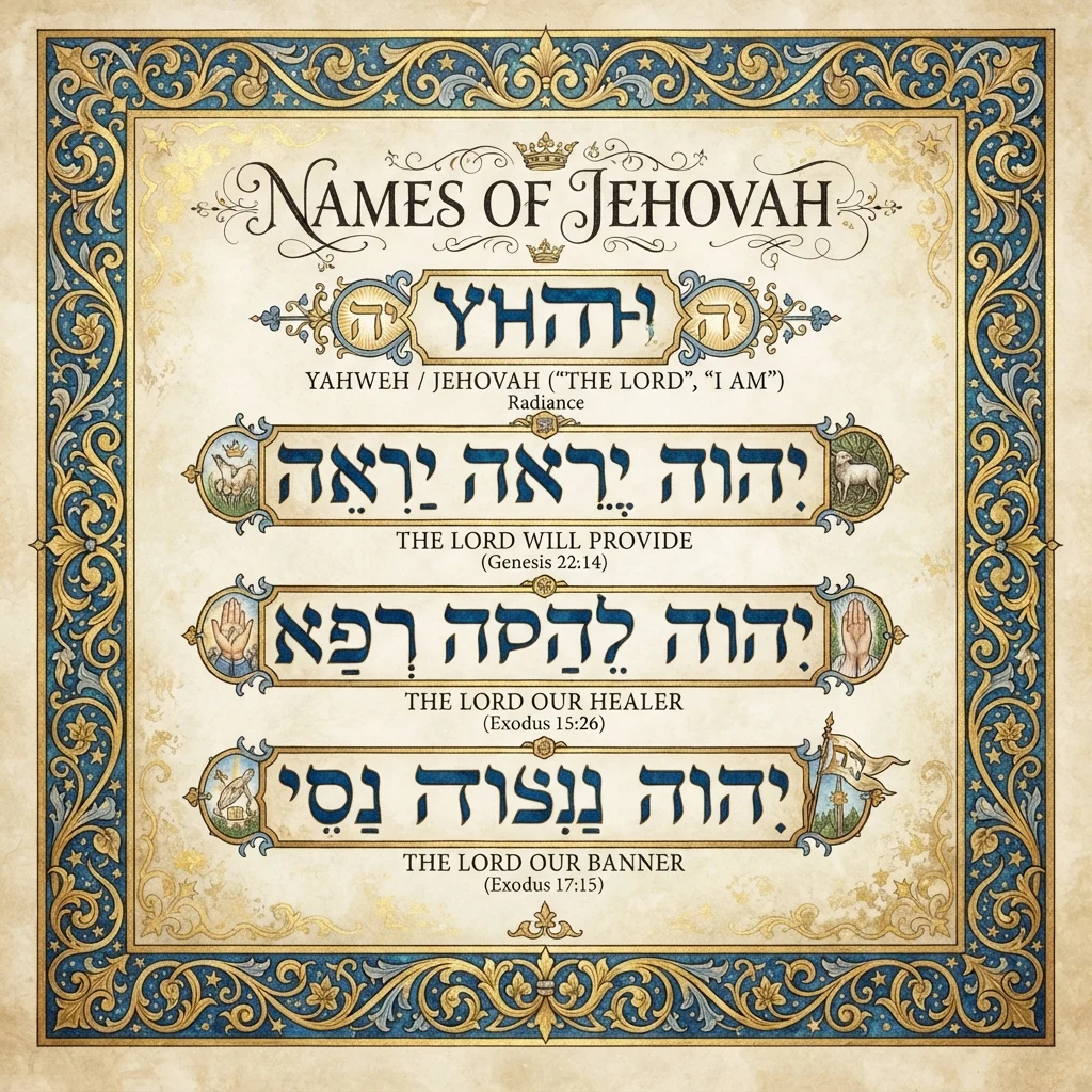 Names of Jehovah in Hebrew