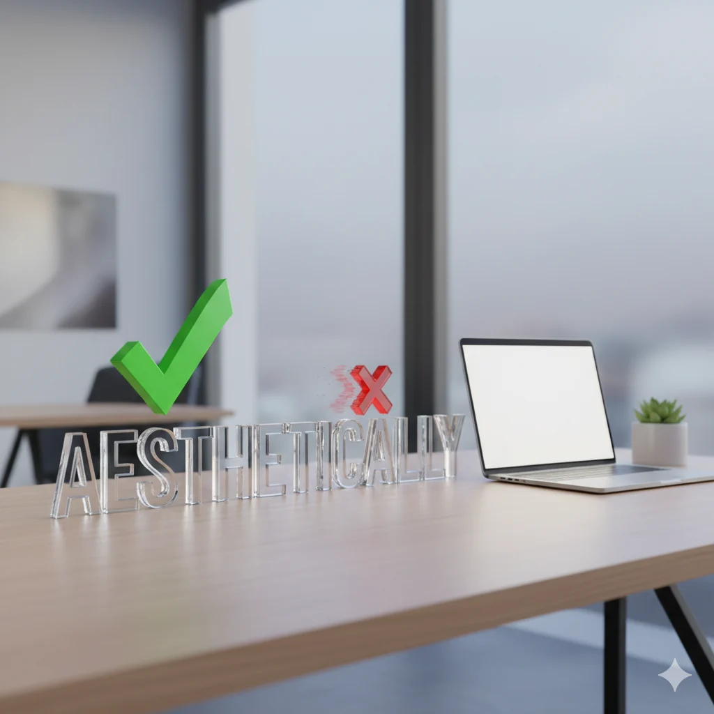 esthetically / aesthetically