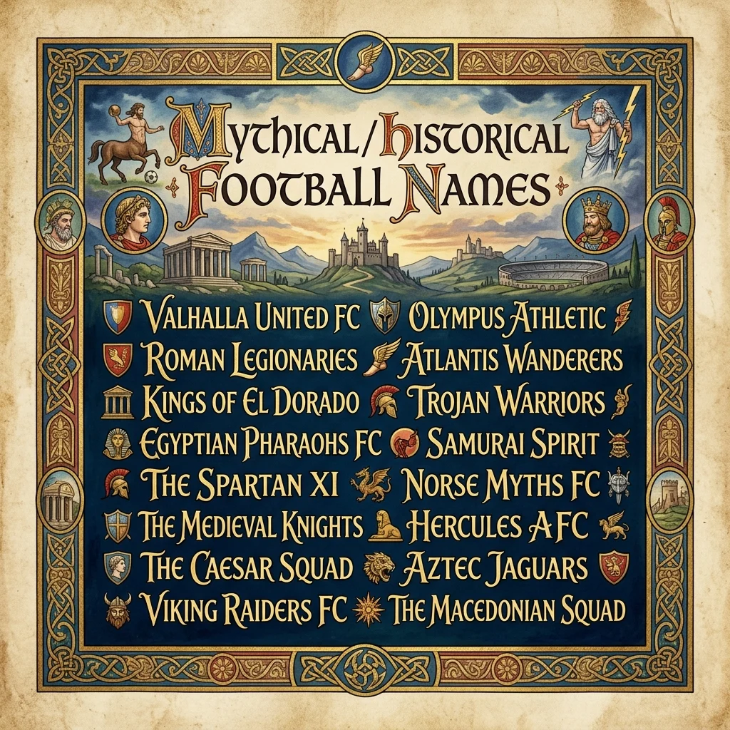 Mythical / Historical Football Names