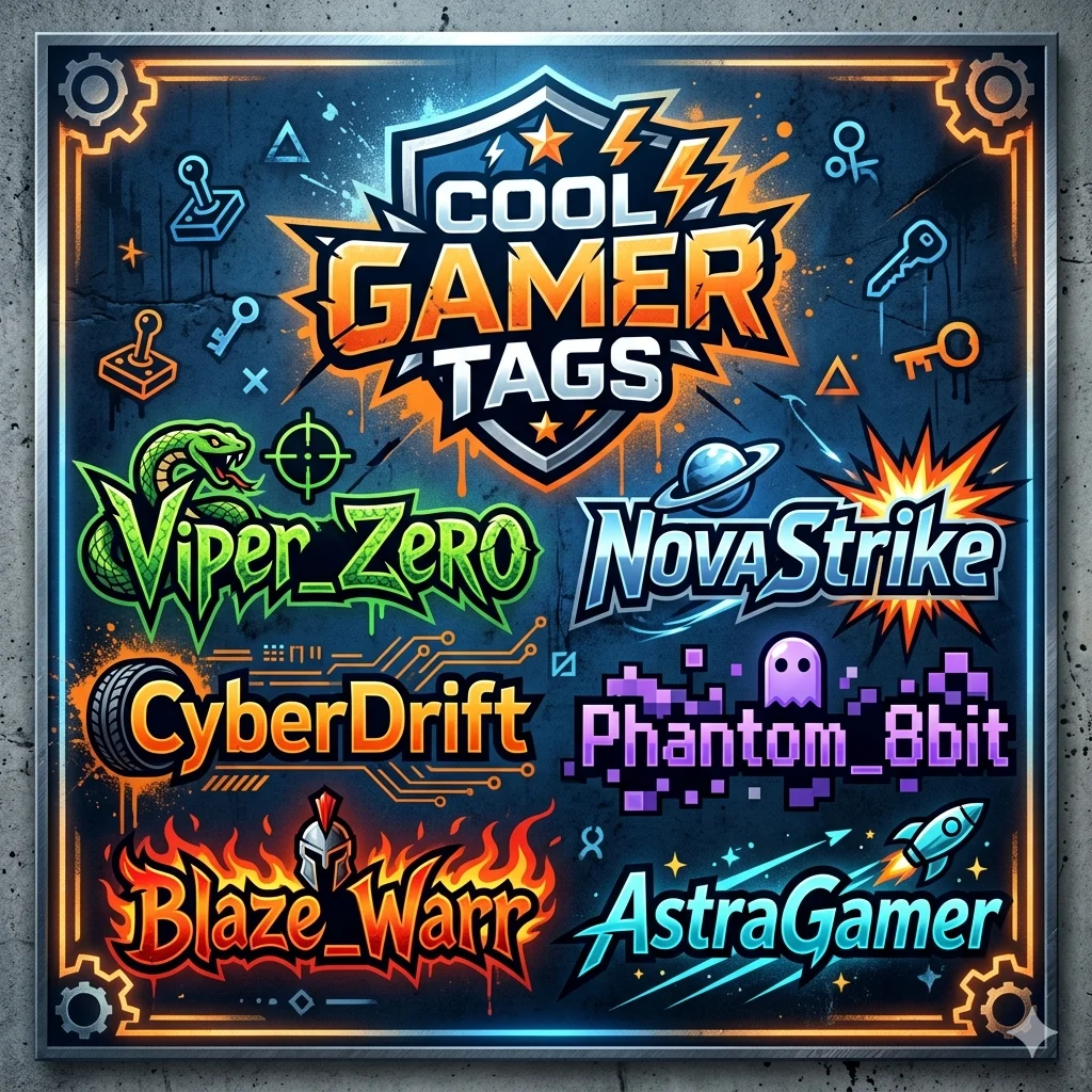 Cool Gamer Tag Names for Boys