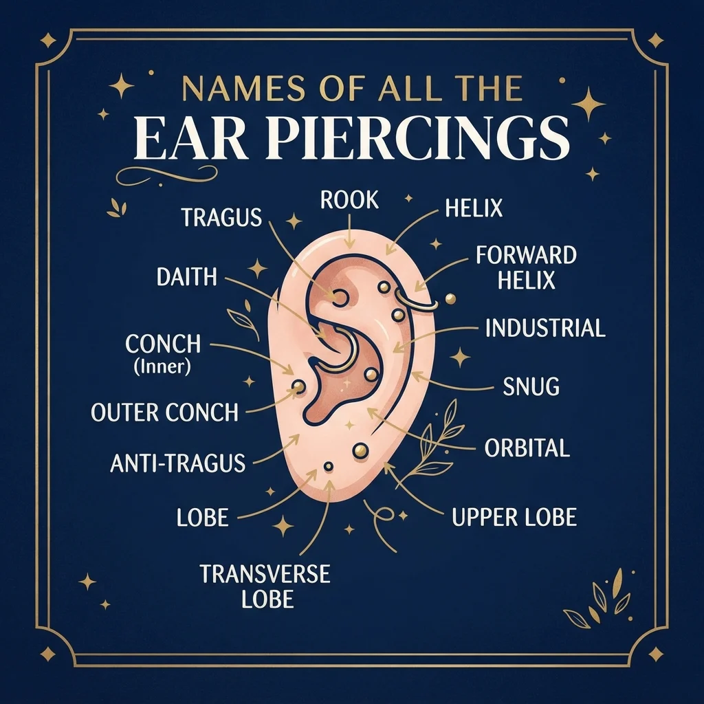 Names of All the Ear Piercings
