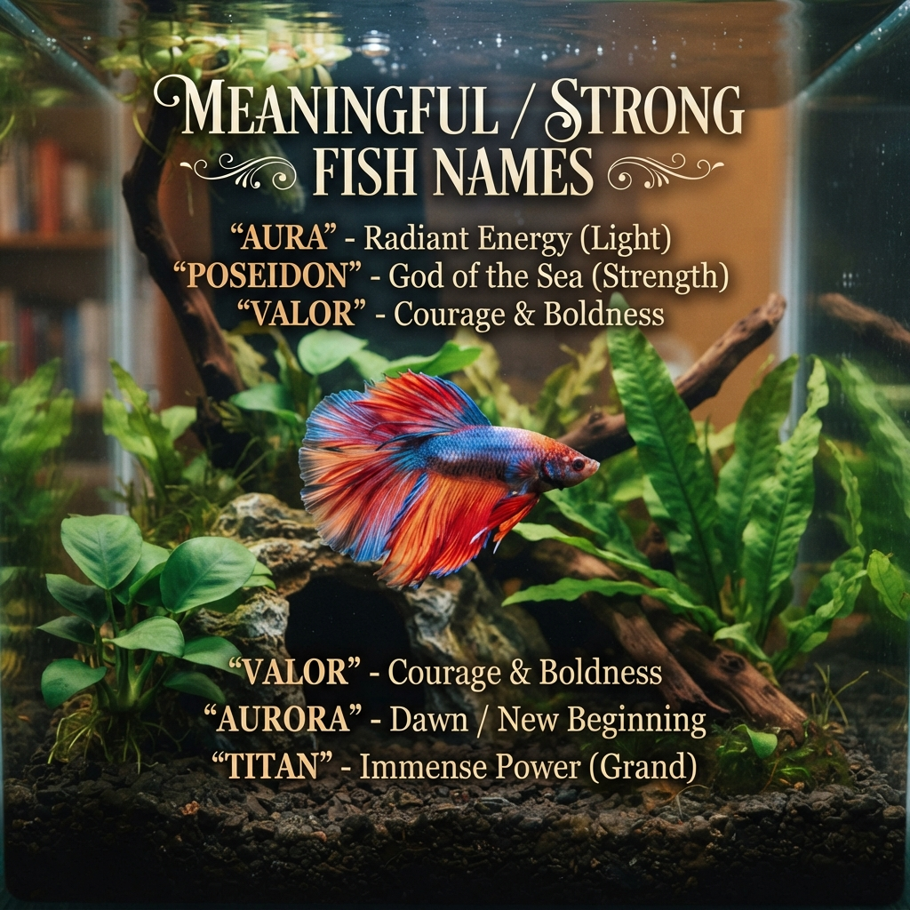 Meaningful / Strong Fish Names Pet