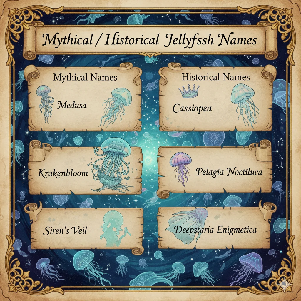 Mythical / Historical Jellyfish Names