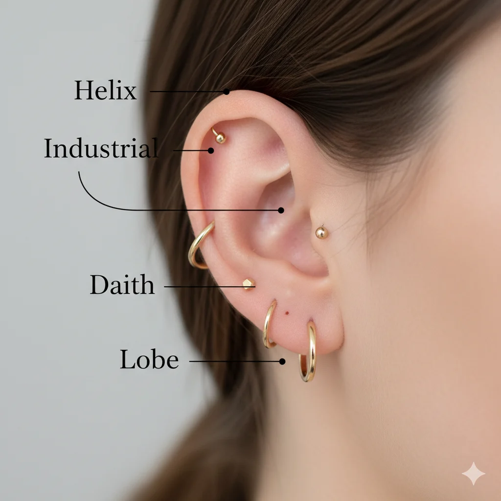 piercing names ear