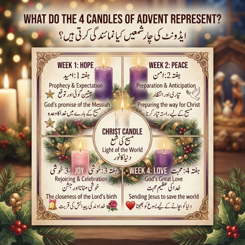 What Do the 4 Candles of Advent Represent