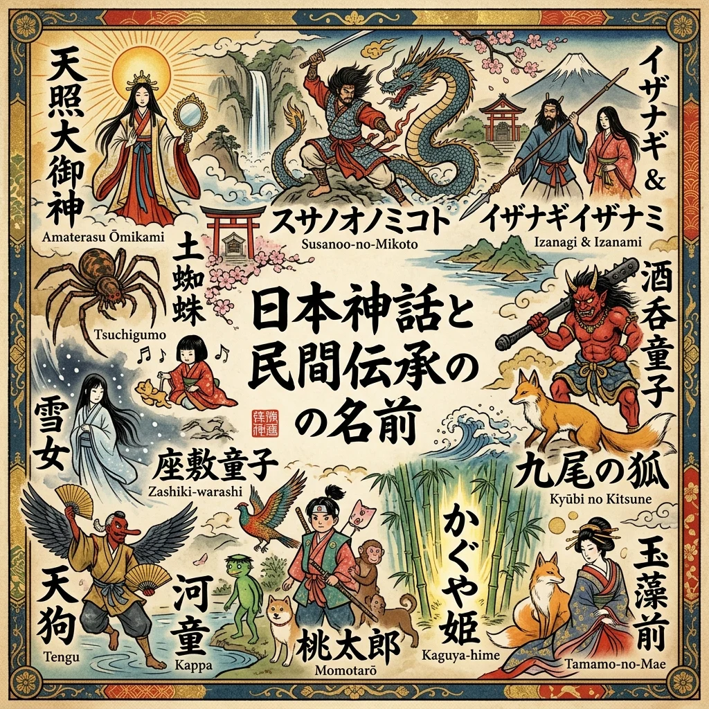Names from Japanese Mythology & Folklore