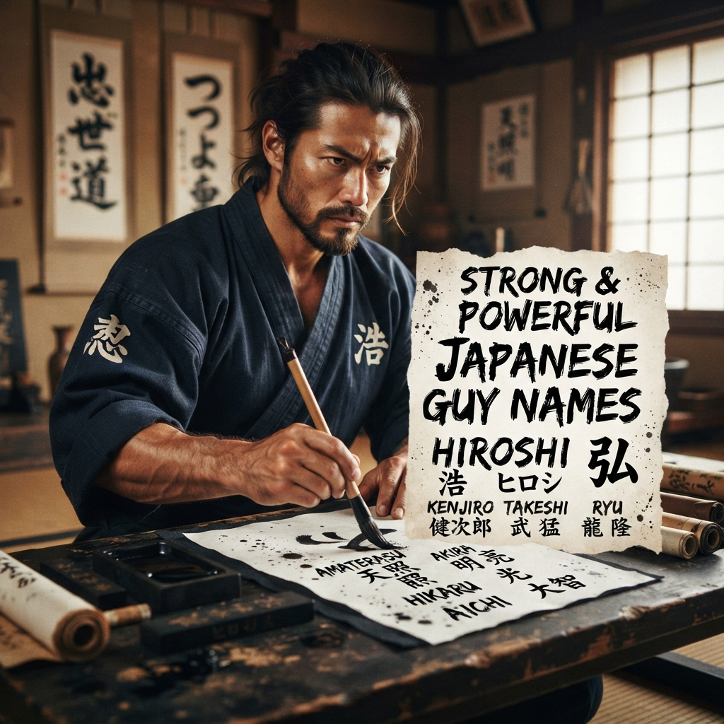 Strong & Powerful Japanese Guy Names