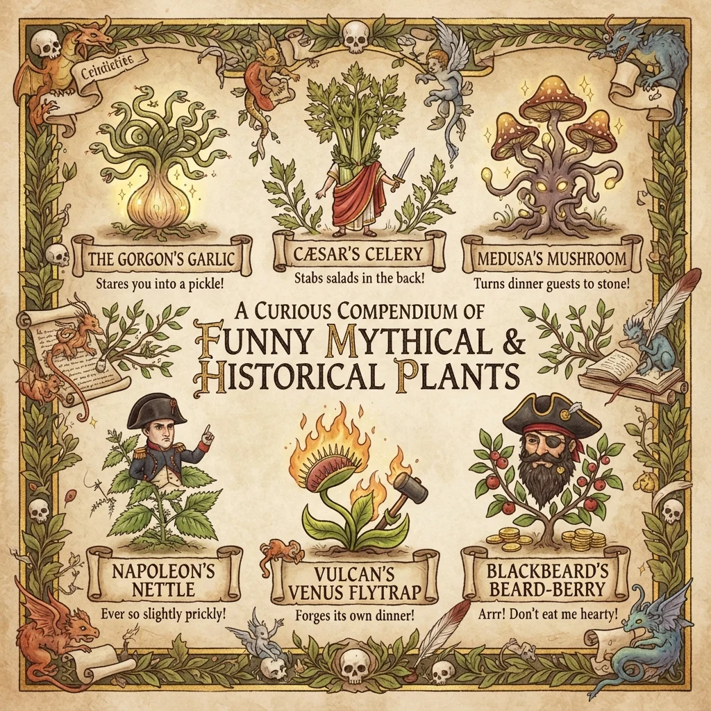 Funny Mythical & Historical Plant Names