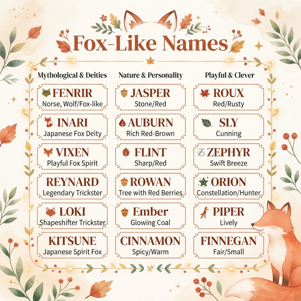 Fox-Like Names