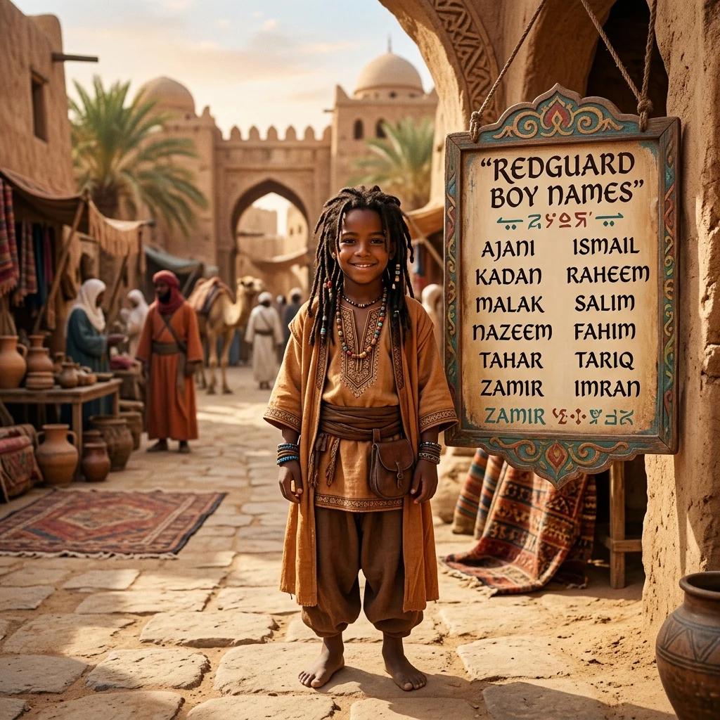 Redguard Boy Names