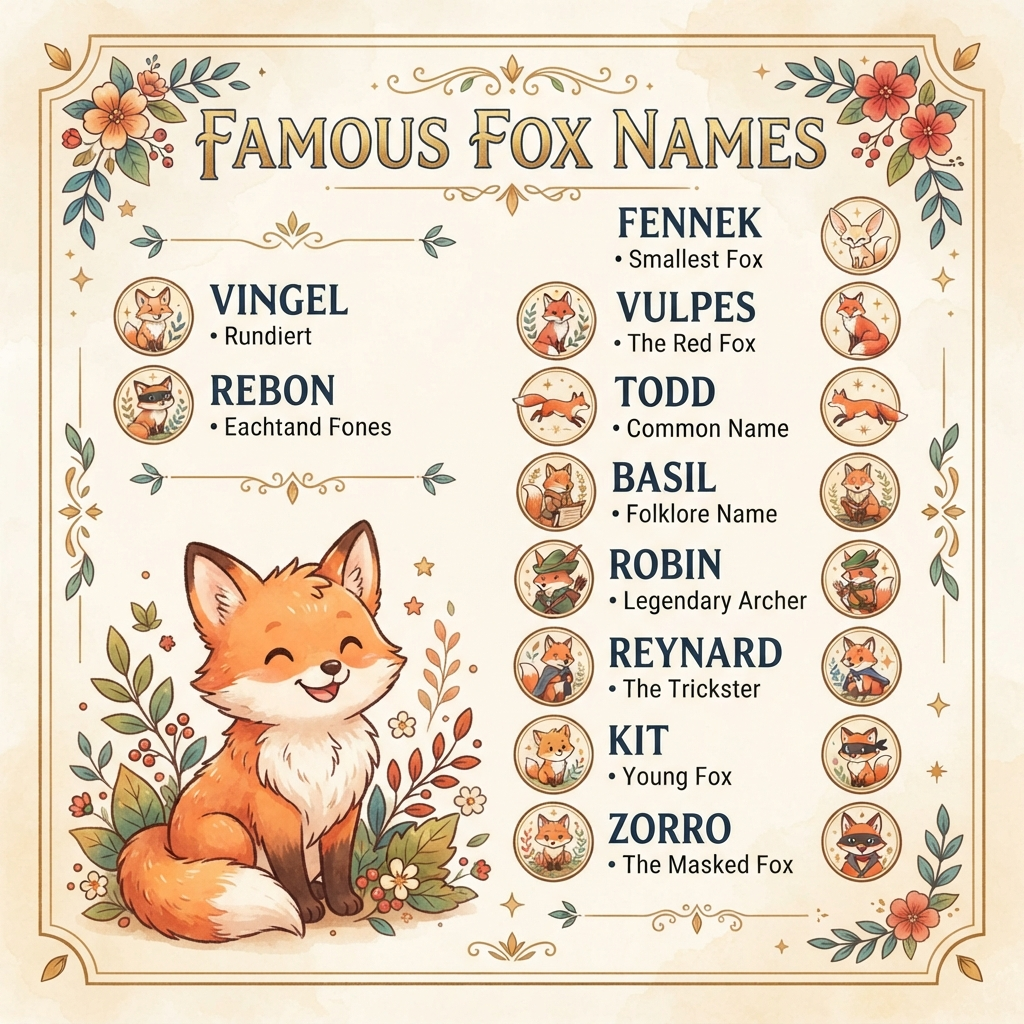 Famous Fox Names