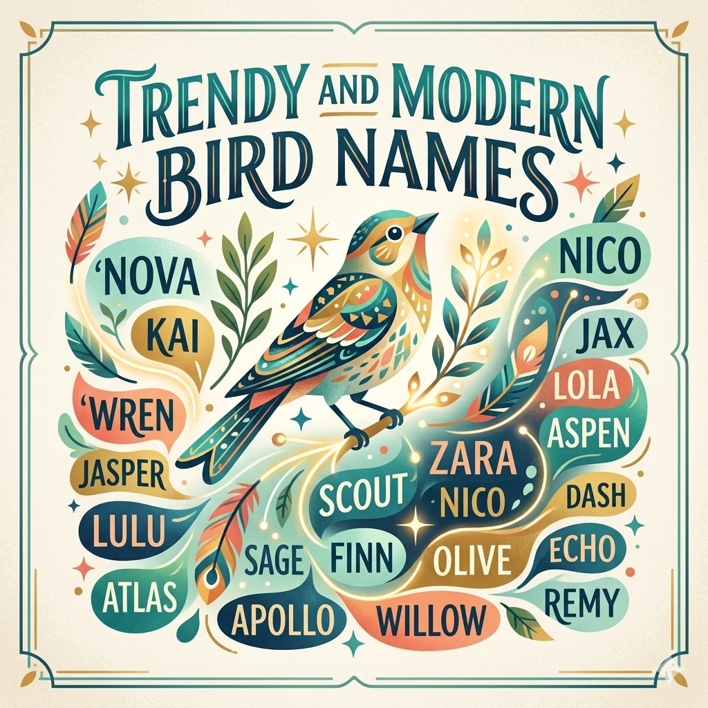 Trendy and Modern Bird Names