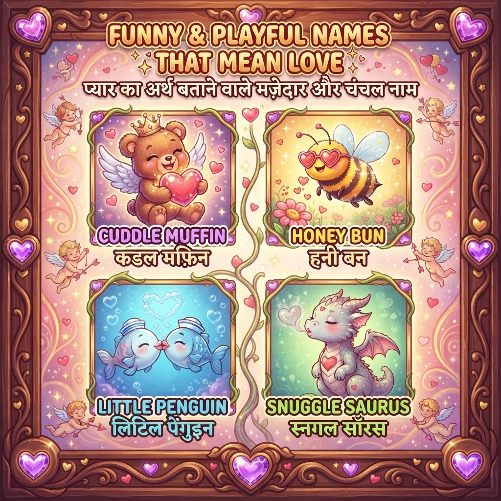 Funny & Playful Names That Mean Love