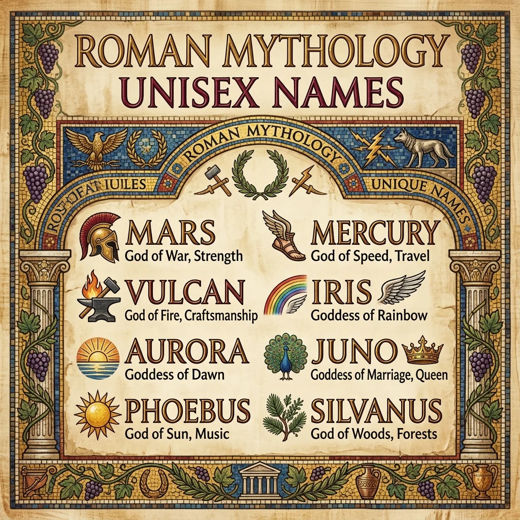 Roman Mythology Unisex Names